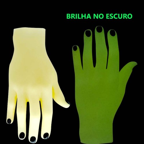 MAO GRANDE FOSFORESCENTE 11CM X 4,5CM