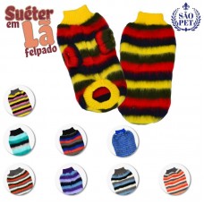 503-10 - SUETER LA FELPADO LISTRADO N.10 54X46 CM