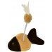 BRINQUEDO PEIXINHO P/GATO - 23X15 cm