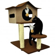 1898-31 - ARRANHADOR CASA DE CUCO MR/BG 78X60X85CM