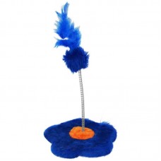 BRINQUEDO FLOR P/GATO AZ 18X19 cm