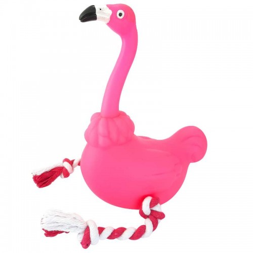 FLAMINGO C/CORDA 40CM X 18CM