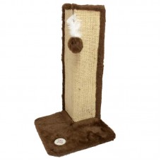 1880-5 - Arranhador Protector para canto/móvel - Marrom - 31X31X56 cm