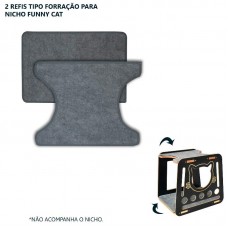 1950RF-11 - REFIL CONJ 2 FORRACAO NICHO FUNNY CAT CZ