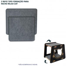 1951RF-11 - REFIL CONJ 2 TAPETES NICHO RELAX CAT CZ