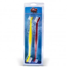 4781 - KIT 2 ESCOVAS CABO LONGO BLISTER