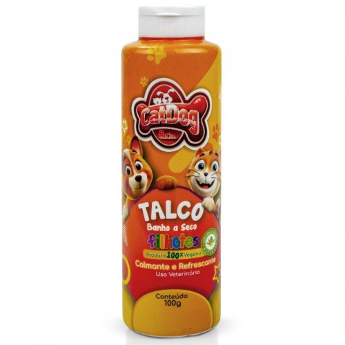 TALCO VEGANO BANHO A SECO FILHOTES 100G