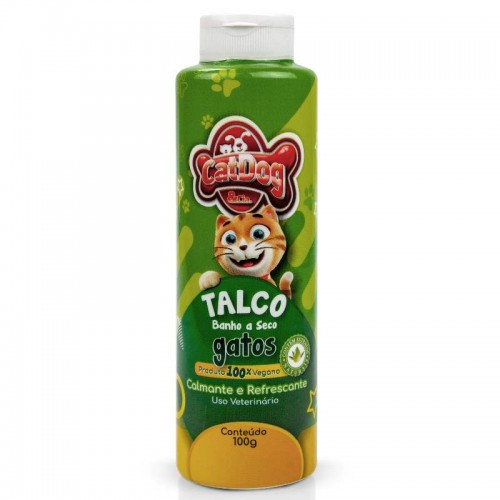 TALCO VEGANO BANHO A SECO GATOS 100G
