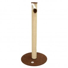 1908-5 - Arranhador Obelisco - Marrom - 49X49X104 cm