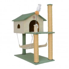 Arranhador House Baby - Verde - 68X44X84 cm