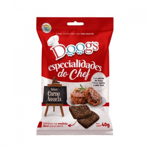 BIFINHO DOOGS CARNE ASSADA CAES ADUL 40G