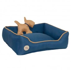 Cama Rubi Gold Dupla-face - P - Azul - 42X55X17 cm