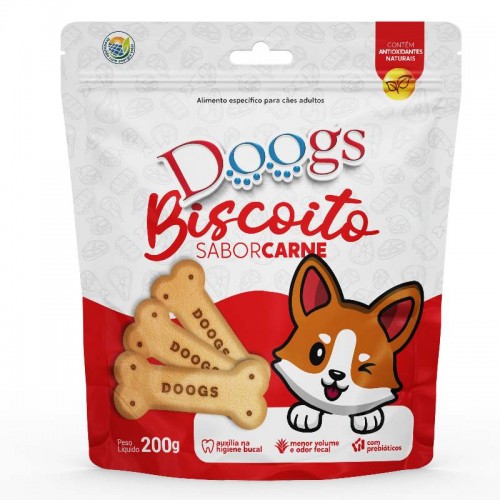 BISCOITO DOOGS CARNE 200 G
