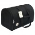 Bolsa redonda - N.º 2 - Nylon 600 - Preto - 45X26X30 cm
