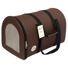 BAGL2-5 - Bolsa redonda - N.º 2 - Nylon 600 - Marrom - 45X26X30 cm