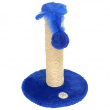 1832-2 - Arranhador 1 plataforma - M - Azul - 25X25X33 cm