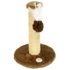 1832-5 - Arranhador 1 plataforma - M - Marrom - 25X25X33 cm