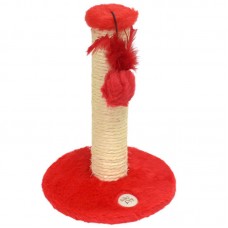 1832-3 - Arranhador 1 plataforma - M - Vinho - 25X25X33 cm