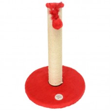 829-3 - Arranhador 1 plataforma - G - Vermelho - 40X40X53 cm