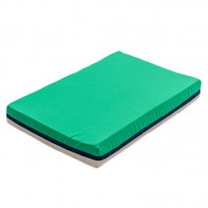 Colchonete Ace - P - Verde com Bege - 37X53X8 cm