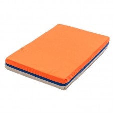 Colchonete Ace - P - Laranja com Bege - 37X53X8 cm