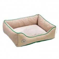 Cama Sport Net - G - Bege com Verde - 72X60X21 cm