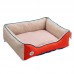 Cama Sport Net - P - Bege com Laranja - 55X42X21 cm