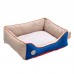 Cama Sport Net - M - Bege com Azul - 67X55X21 cm
