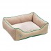 Cama Sport Net - M - Bege com Verde - 67X55X21 cm
