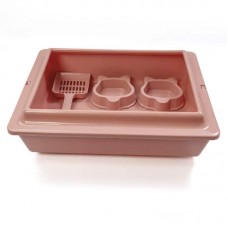 723-4 - KIT ALLCAT BANDEJA 2 COMED E PA HIG RS