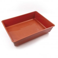 753-3 - Bandeja higiênica - Terracota - 44,5X33X9,5 cm