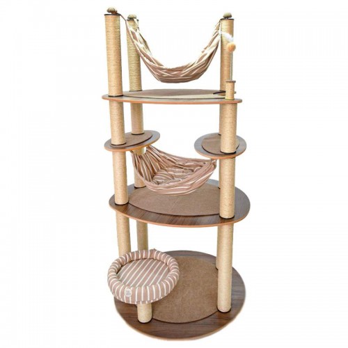 Arranhador Jeri - Marrom  - 110X110X200 cm