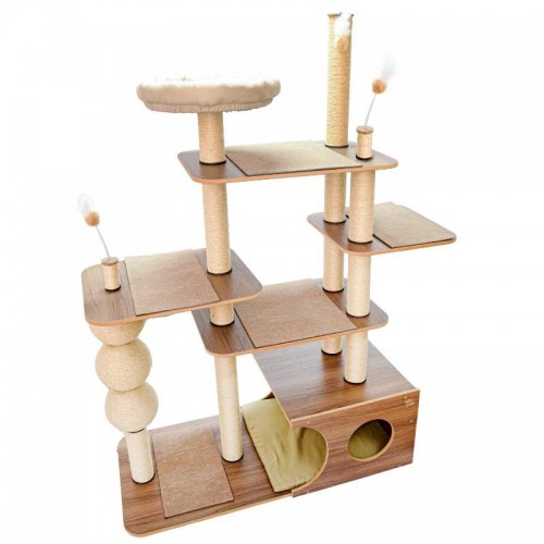 Arranhador Noronha - Marrom - 142X63X185 cm