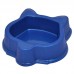 Comedouro Cat para gatos - Perolizado - Azul - 160 ml