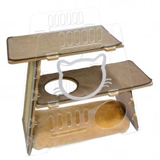 1958 - ARRANHADOR MACAU C/ACRILICO 38X85X77CM