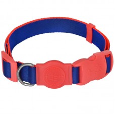 510G-PR - COLEIRA NEW CORAL/AZUL G 2,5X45-70CM