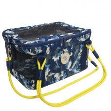 1503GL-82 - Bolsa Aerial Selva - modelo GL - Camuflado Azul - 43X32X24 cm