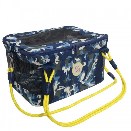 Bolsa Aerial Selva - modelo GL - Camuflado Azul - 43X32X24 cm
