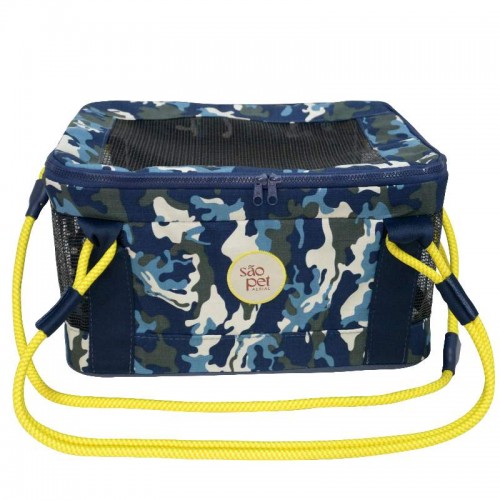 Bolsa Aerial Selva - modelo GL - Camuflado Azul - 43X32X24 cm