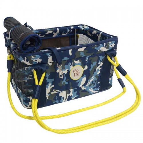 Bolsa Aerial Selva - modelo GL - Camuflado Azul - 43X32X24 cm