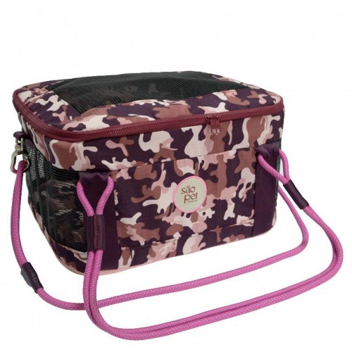 Bolsa Aerial Selva - modelo GL - Camuflado Rosa - 43X32X24 cm