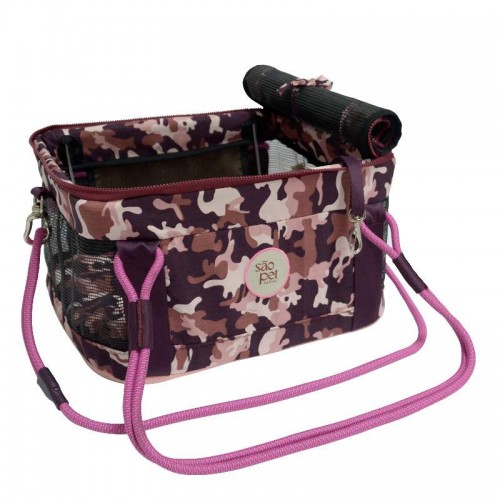 Bolsa Aerial Selva - modelo GL - Camuflado Rosa - 43X32X24 cm