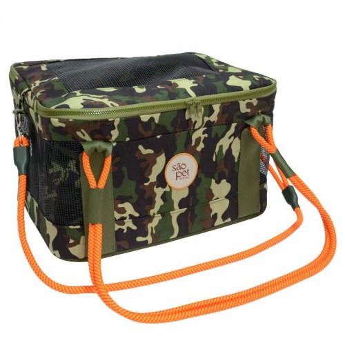 Bolsa Aerial Selva - modelo GL - Camuflado Verde - 43X32X24 cm