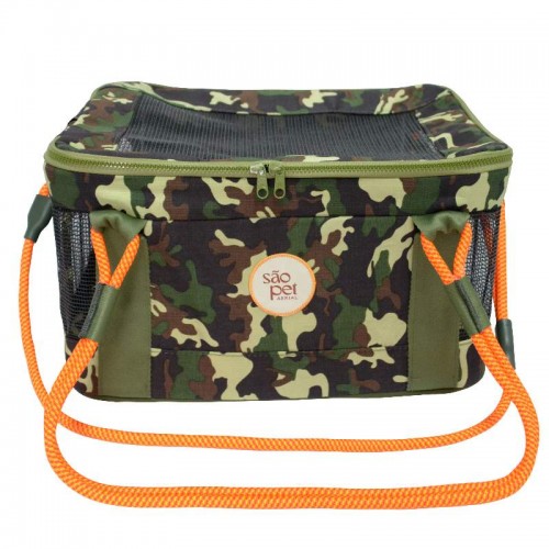 Bolsa Aerial Selva - modelo GL - Camuflado Verde - 43X32X24 cm