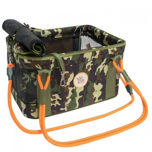 Bolsa Aerial Selva - modelo GL - Camuflado Verde - 43X32X24 cm