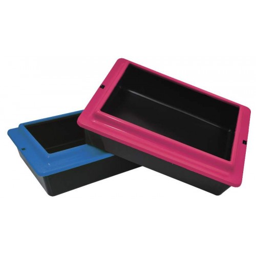 BANDEJA HIG BORDA COL 44,5X34X13 cm 6un