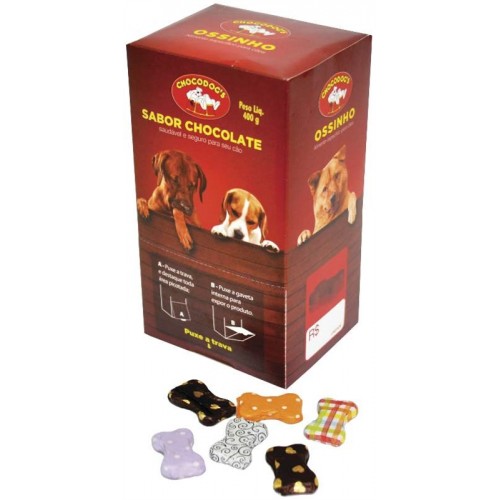 DISPLAY OSSINHOS CHOCOLATE 400G